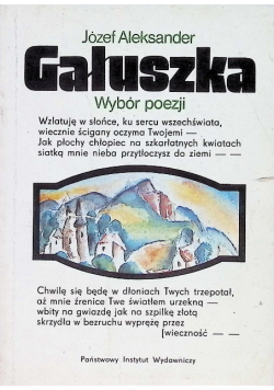 Gałuszka Wybór poezji