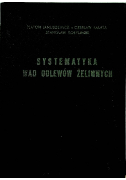 Systematyka wad odlewów żeliwnych