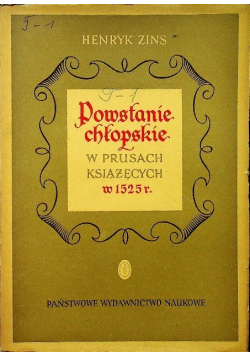 Powstanie chłopskie w Prusach książęcych w 1525 roku