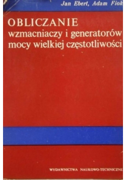 Obliczanie wzmacniaczy i generatorów mocy wielkiej częstotliwości