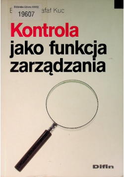 Kontrola jako funkcja zarządzania