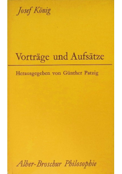 Vorträge und Aufsätze
