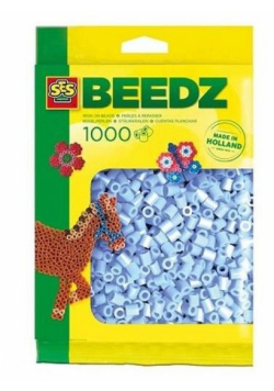 Koraliki do prasowania jasnoniebieskie 1000szt