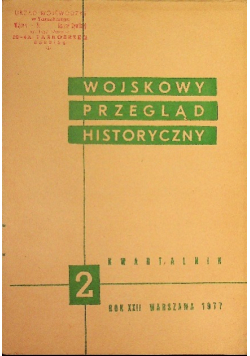Wojskowy przegląd historyczny 3 i 4