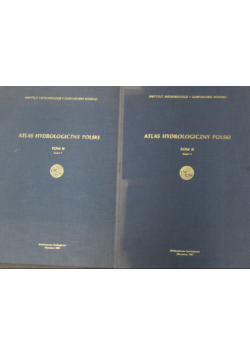 Atlas hydrologiczny Polski Tom 2 Zeszyt 1 i 2