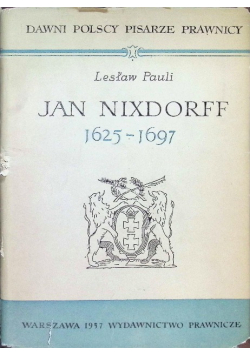 Jan Nixdorff 1625 - 1697