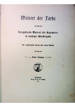 Meister der Farbe 1906 r.