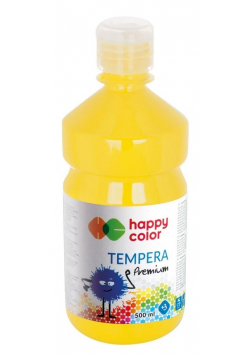 Farba tempera Premium 500ml żółta HAPPY COLOR