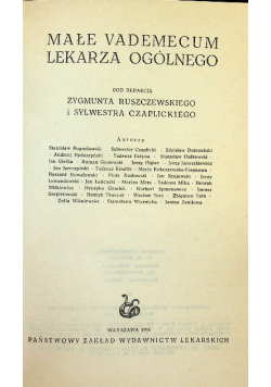 Małe vademecum lekarza ogólnego