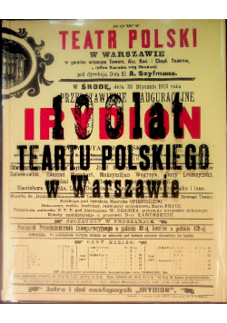 100 lat Teatru Polskiego w Warszawie