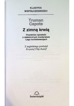 Z zimną krwią opowieść o wielokrotnym morderstwie i jego konsekwencjach