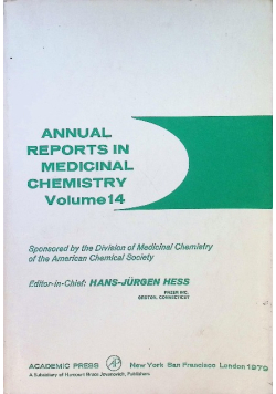 Annual reports in medical chemistry Volume 14