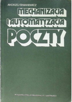 Mechanizacja I Automatyzacja Poczty