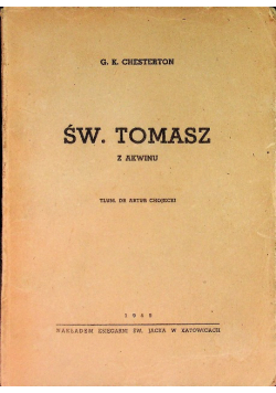 Św. Tomasz z Akwinu 1949 r.