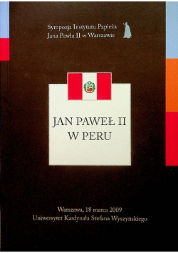 Jan Paweł II w Peru