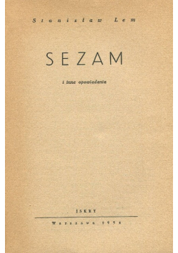 Sezam i inne opowiadania