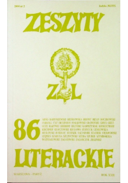 Zeszyty Literackie 86 2 / 04