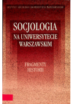 Socjologia na Uniwerystecie Warszawskim
