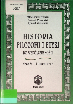 Historia filozofii i etyki do współczesności