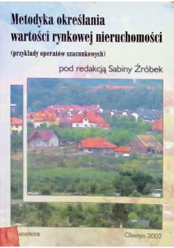 Metodyka określania wartości rynkowej nieruchomości