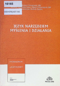 Język narzędziem myślenia i działania