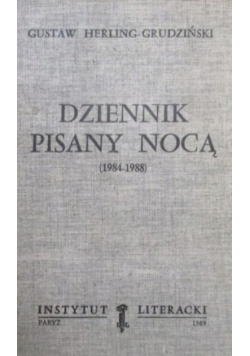 Dziennik pisany nocą (1984-1988)