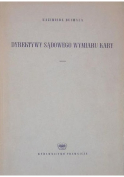 Dyrektywy sądowego wymiaru kary
