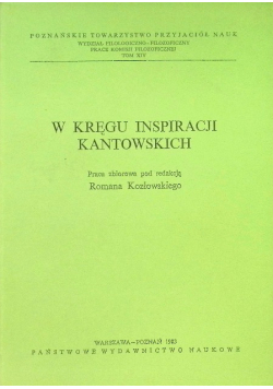 W kręgu inspiracji kantowskich