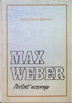 Max Weber portret uczonego