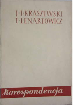 Kraszewski Lenartowicz Korespondencja