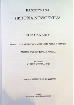 Dzieje powszechne ilustrowane Tom IV Czasy nowożytne Część III