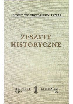 Zeszyty historyczne Zeszyt 133