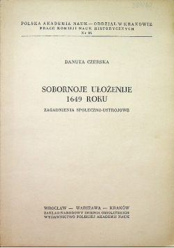 Sobornoje ułożenije 1649 roku