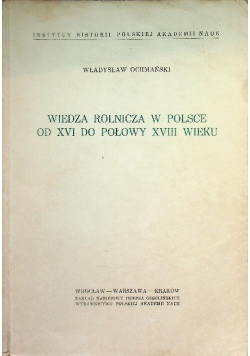 Wiedza Rolnicza w Polsce