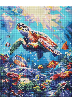 Diamentowa mozaika - Morski spokój 40x50cm