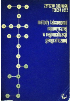 Metody taksonomii numerycznej w regionalizacji geograficznej