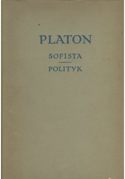 Platon sofista polityk