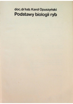 Podstawy biologii ryb