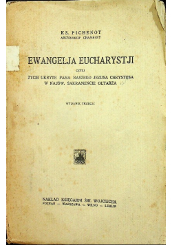 Ewangelia Eucharystji 1928 r.