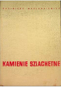 Kamienie szlachetne