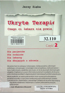 Ukryte terapie Czego ci lekarz nie powie Część 2