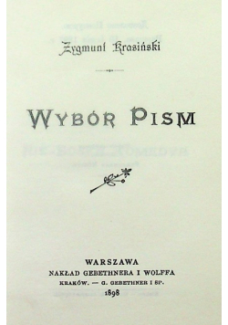 Wybór Pism