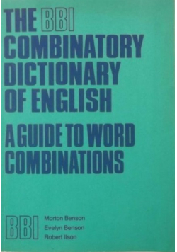 The BBI Combinatory Dictionary of English