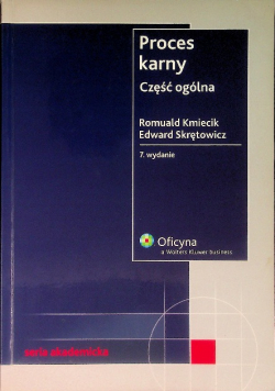Proces karny Część ogólna