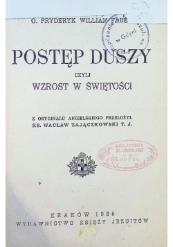 Postęp duszy czyli wzrost świętości 1935 r.