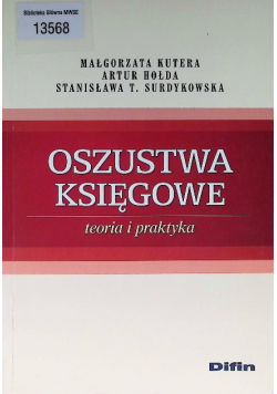 Oszustwa księgowe teoria i praktyka