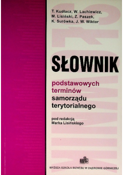 Słownik podstawowych terminów samorządu terytorialnego