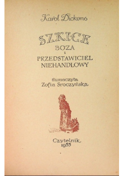 Szkice Boza i przedstawiciel niehandlowy