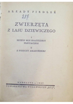 Zwierzęta z lasu dziewiczego 1937 r.