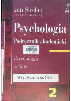 Psychologia Podręcznik akademicki Tom 2